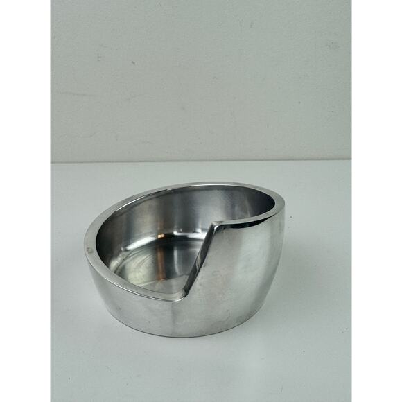 NAMBE Silver Spiral Wine Coaster Metal Double Wall Insulated Chilled Bottle 1989 - Picture 2 of 8